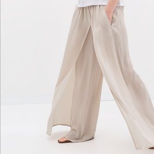 Layered Palazzo Trousers